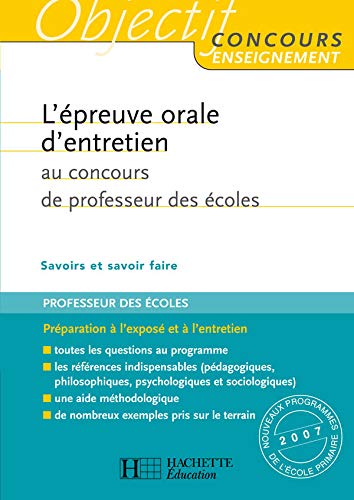 Stock image for L'preuve orale d'entretien au CRPE for sale by Ammareal