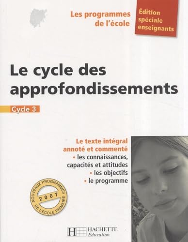 9782011710017: Le cycle des approfondissements Cycle 3