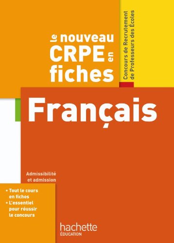 Stock image for CRPE en Fiches Franais for sale by Ammareal