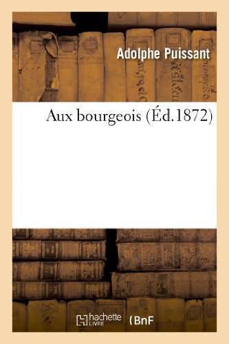 Beispielbild fr Aux Bourgeois zum Verkauf von Buchpark
