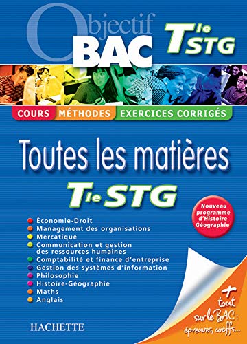 Stock image for Toutes les matires Te STG for sale by Ammareal