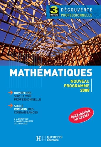 Stock image for Mathmatiques 3e Dcouverte professionnelle for sale by Ammareal