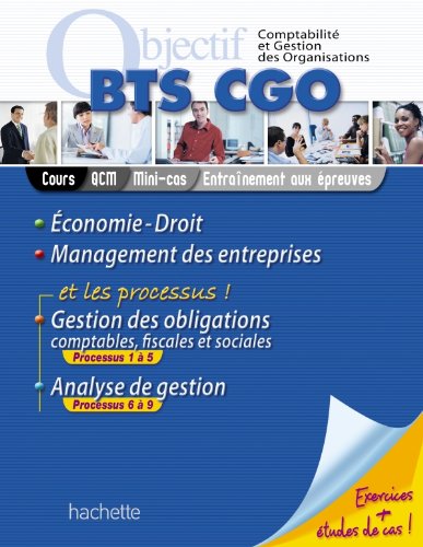 9782011809360: Economie-Droit, Management des entreprises BTS CGO: Processus 1  9