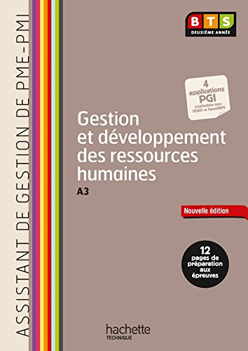 Stock image for Gestion et dveloppement ressources humaines (A3), BTS AG PME-PMI - Livre lve - Ed. 2014 for sale by Ammareal