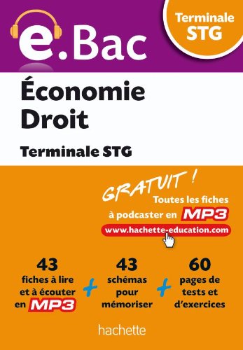 Stock image for e.Bac - conomie Droit Terminale STG for sale by Ammareal