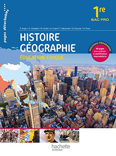 9782011823878: Histoire Gographie 1re Bac Pro - Livre lve consommable - Ed. 2014