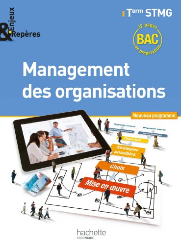 Beispielbild fr Enjeux et Repres Management des organisations Term STMG - Livre lve grand format - Ed. 2013 zum Verkauf von Ammareal