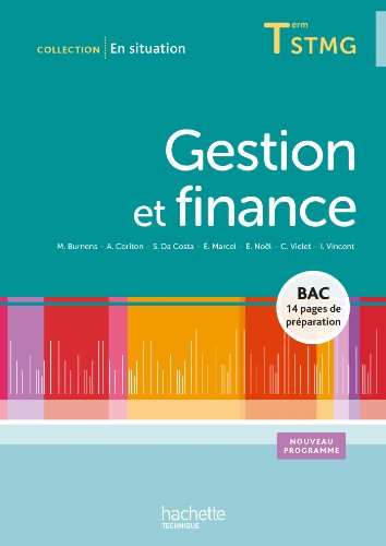 Beispielbild fr Gestion et finance Terminale STMG - Livre lve - Ed.2013 zum Verkauf von Ammareal