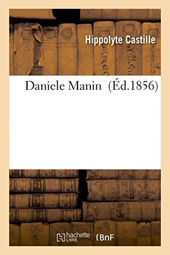 Imagen de archivo de Daniele Manin (Sciences Sociales) (French Edition) a la venta por Lucky's Textbooks