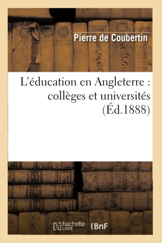 Beispielbild fr L`ducation en Angleterre : collges et universits (Sciences Sociales) zum Verkauf von Buchpark