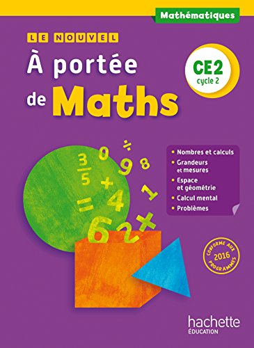 Stock image for Le Nouvel A porte de maths CE2 - Livre lve - Ed. 2017 for sale by Ammareal