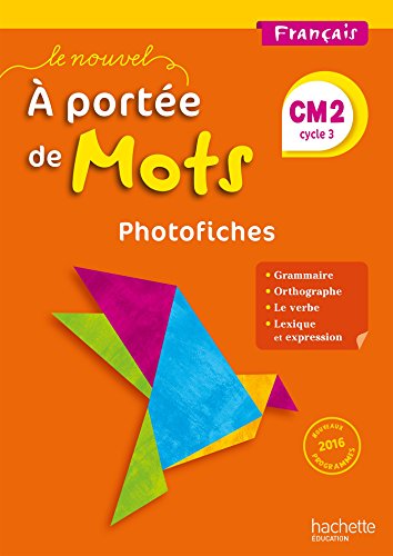 Imagen de archivo de Le Nouvel A porte de mots - Franais CM2 - Photofiches + CD - Ed. 2017 a la venta por Gallix