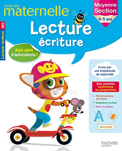 9782012273351: Lecture criture moyenne section 4-5 ans