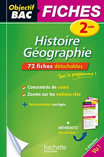 Beispielbild fr Objectif Bac Fiches Dtachables Histoire-Geographie 2nde zum Verkauf von medimops