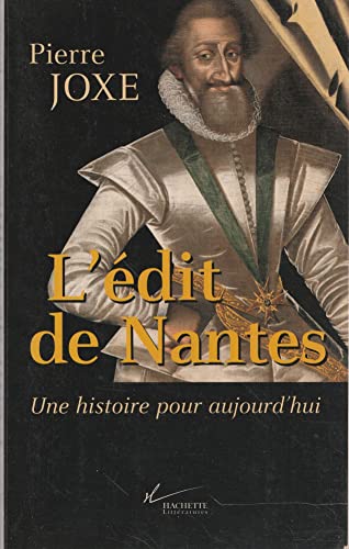 Beispielbild fr L'dit de Nantes : une histoire pour aujourd'hui. zum Verkauf von Ammareal