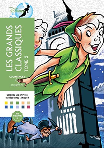 Beispielbild fr Les grands classiques Disney tome 2 - Coloriages par numero - Color by numbers (French Edition) zum Verkauf von Gallix