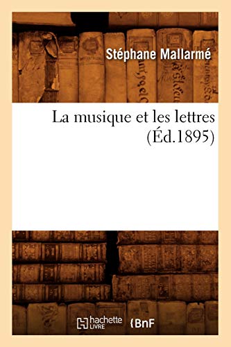 Stock image for La musique et les lettres d1895 Litterature for sale by PBShop.store US