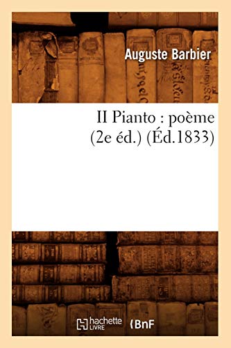 Imagen de archivo de II Pianto: Pome (2e d.) (d.1833) (Litterature) (French Edition) a la venta por Lucky's Textbooks