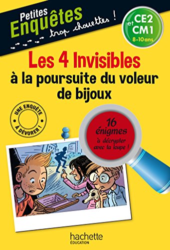 Stock image for Les 4 Invisibles  la poursuite du voleur de bijoux - Cahier de vacances for sale by Ammareal