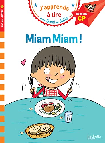 Stock image for Sami Et Julie Cp Niveau 1 Miam Miam ! (J'Apprends Avec Sami Et Julie) (French Edition) for sale by HPB Inc.