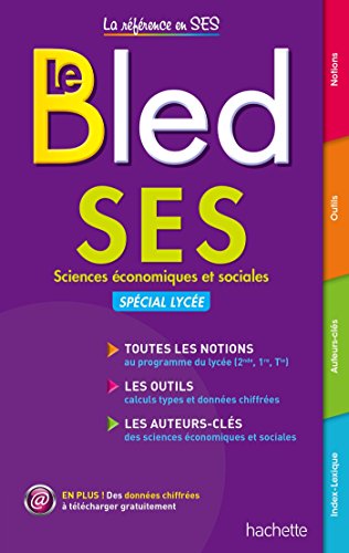 9782012707368: Bled SES: Sciences conomiques et sociales (Bled Lyce)