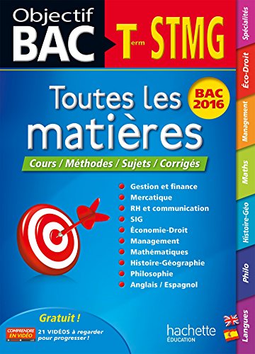 Stock image for Objectif Bac Toutes Les Matieres Term Stmg for sale by Ammareal