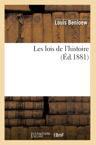 9782012825284: Les Lois de l'Histoire (Philosophie) (French Edition)