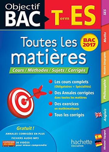 Stock image for Objectif Bac - Toutes Les Matieres Term ES 2017 for sale by Ammareal