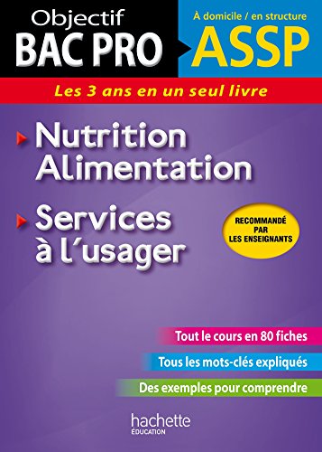 Stock image for Fiches ASSP Services  l'usager, Nutrition-Alimentation for sale by Ammareal