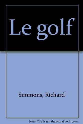 9782012919136: Le golf