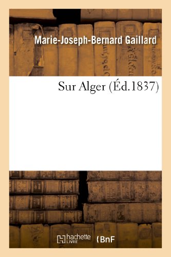 Beispielbild fr Sur Alger (Sciences Sociales) (French Edition) zum Verkauf von Lucky's Textbooks