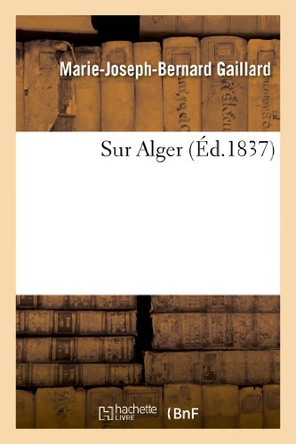 Stock image for Sur Alger (Sciences Sociales) (French Edition) for sale by Lucky's Textbooks