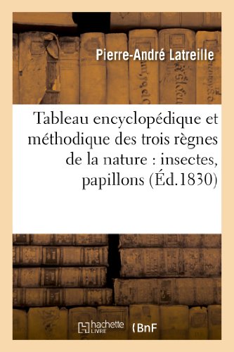 9782012931244: Tableau Encyclopdique Et Mthodique Des Trois Rgnes de la Nature: Insectes, Papillons: , Crustacs Et Arachnides (Sciences) (French Edition)