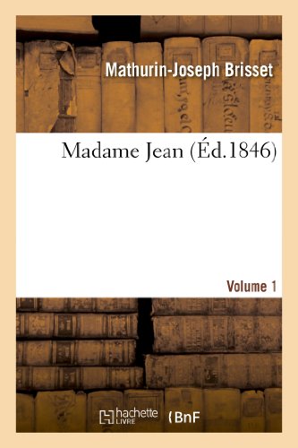 Imagen de archivo de Madame Jean, Volume 1 Litterature a la venta por PBShop.store US