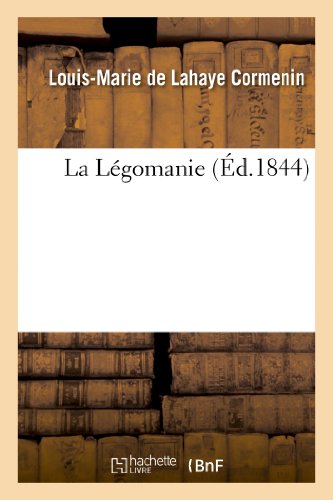 Stock image for La Lgomanie (Litterature) (French Edition) for sale by Lucky's Textbooks