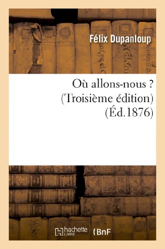 Imagen de archivo de O Allons-Nous ? (Troisime dition) (Sciences Sociales) (French Edition) a la venta por Lucky's Textbooks