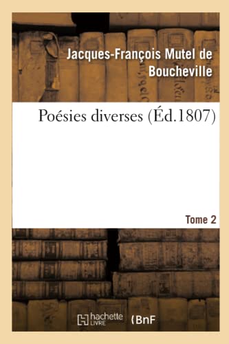 Imagen de archivo de Poesies diverses a la venta por Chiron Media