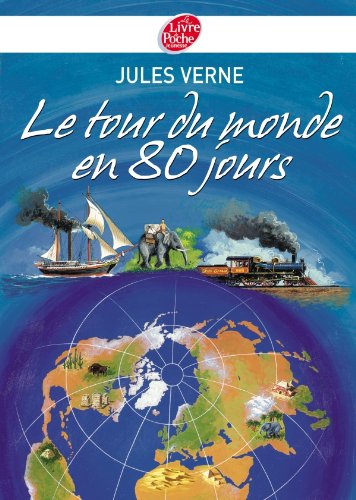 9782013225441: Le tour du monde en 80 jours (Le Livre de Poche Jeunesse)