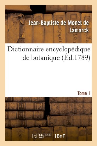 Stock image for Dictionnaire encyclopdique de botanique Tome 1 Sciences for sale by PBShop.store US
