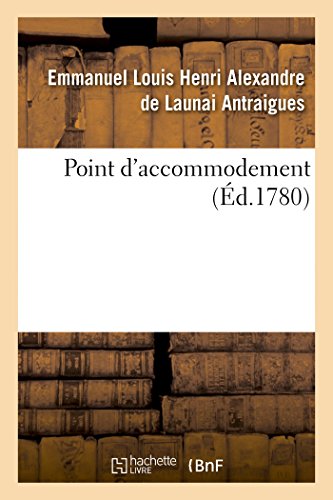 Stock image for Point d'Accommodement (Sciences Sociales) (French Edition) for sale by Lucky's Textbooks