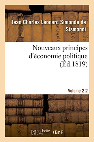 Imagen de archivo de Nouveaux Principes d'conomie Politique V2 (Sciences Sociales) (French Edition) a la venta por Lucky's Textbooks