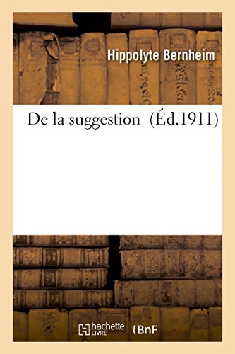 Stock image for de la Suggestion (Sciences) (French Edition) for sale by Lucky's Textbooks