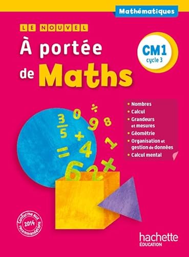 Imagen de archivo de Le Nouvel A porte de maths CM1 - Livre lve - Ed. 2015 a la venta por Ammareal