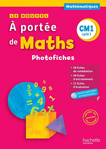 Stock image for Le Nouvel A porte de maths CM1 - Photofiches + CD ROM - Ed. 2016 for sale by Ammareal