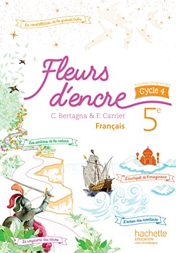 9782013953115: Fleurs d'encre franais cycle 4 / 5e - Livre lve - Nouveau programme 2016