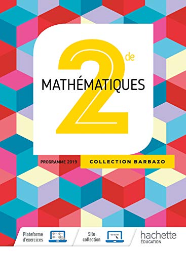 Stock image for Mathmatiques Barbazo 2nde - Livre lve - Ed. 2019 for sale by medimops