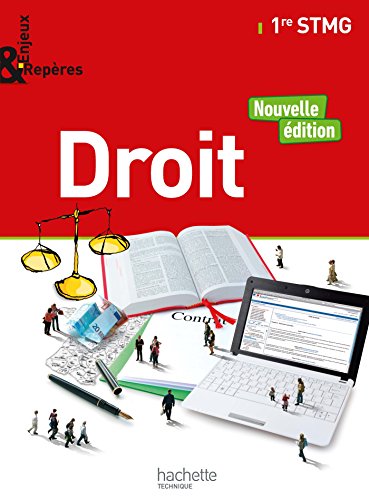 Stock image for Enjeux et Repres Droit 1re STMG - Livre lve - Ed. 2017 for sale by Ammareal
