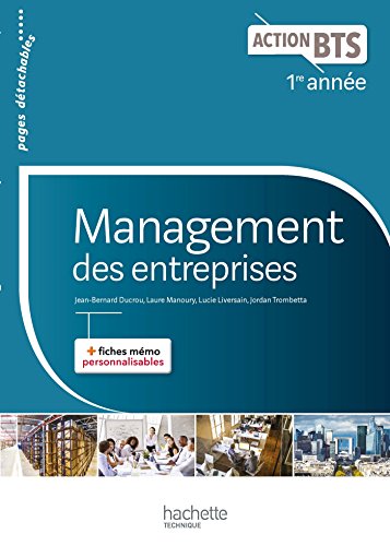 9782013999267: Action BTS Management des entreprises BTS 1re anne - Livre lve - Ed. 2017