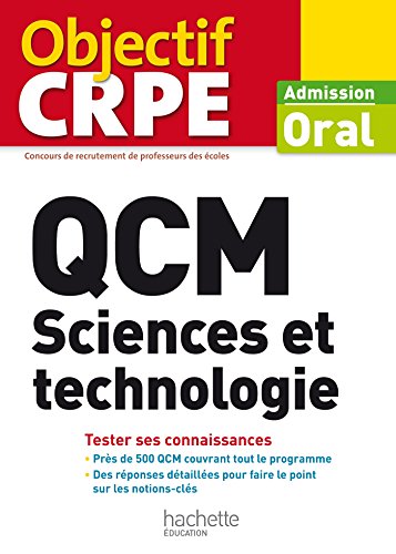 Imagen de archivo de QCM CRPE : Sciences et technologie a la venta por Ammareal