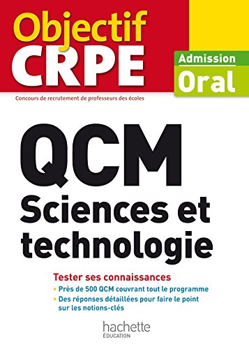 Stock image for QCM CRPE : Sciences et technologie for sale by Ammareal
